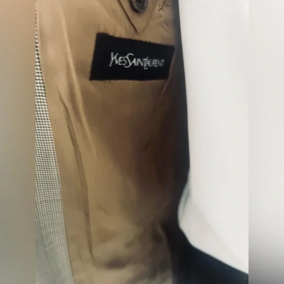 Yves saint Laurent Classic Gray Men's Blazers